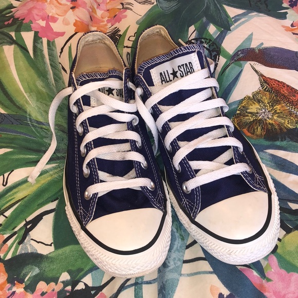 Converse Shoes - Deep Royal Blue Low Top Converse